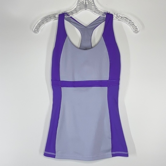 Lululemon Run Fast Track Tank in Cool Breeze/Power Purple Size 4 - Picture 1 of 4